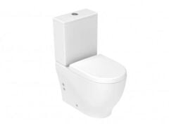 Creavit Mare Duvara Sıfır Kanalsız Klozet + Rezervuar + Duroplast Kapak + Çift Basmalı İç Takım SET