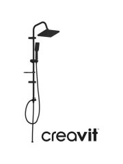 Yağmurlama Robot Tepe Duş Başlığı Seti Duş Takımı (SİYAH)