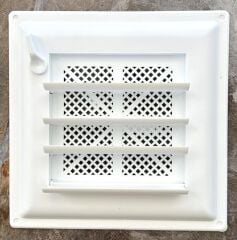 Ubm 28x28 Banyo Wc Havalandırma Menfezi Yapışkanlı (Cam Menfez Hediyeli)