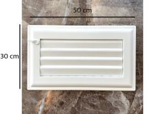Ubm 30x50 Banyo Wc Havalandırma Menfezi Yapışkanlı (Cam Menfez Hediyeli)