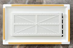 Ubm 30x50 Banyo Wc Havalandırma Menfezi Yapışkanlı (Cam Menfez Hediyeli)