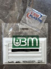 Ubm 30x50 Banyo Wc Havalandırma Menfezi Yapışkanlı (Cam Menfez Hediyeli)