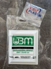 Ubm 35x40 Banyo Wc Havalandırma Menfezi Yapışkanlı (Cam Menfez Hediyeli)