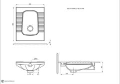 Seramiksan Delta Hela Taşı (Arkadan Su Girişli)