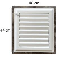 Ubm 40x44 Banyo Wc Havalandırma Menfezi Yapışkanlı (Cam Menfez Hediyeli)