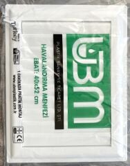 Ubm 40x52 Banyo Wc Havalandırma Menfezi Yapışkanlı (Cam Menfez Hediyeli)