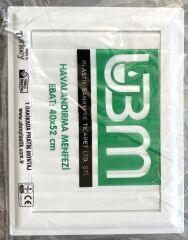 Ubm 40x52 Banyo Wc Havalandırma Menfezi Yapışkanlı (Cam Menfez Hediyeli)