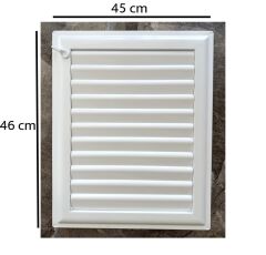Ubm 45x56 Banyo Wc Havalandırma Menfezi Yapışkanlı (Cam Menfez Hediyeli)