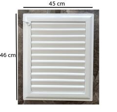 Ubm 45x56 Banyo Wc Havalandırma Menfezi Yapışkanlı (Cam Menfez Hediyeli)