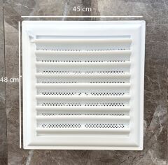 Ubm 45x48 Banyo Wc Havalandırma Menfezi Yapışkanlı (Cam Menfez Hediyeli)
