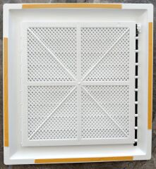 Ubm 45x48 Banyo Wc Havalandırma Menfezi Yapışkanlı (Cam Menfez Hediyeli)