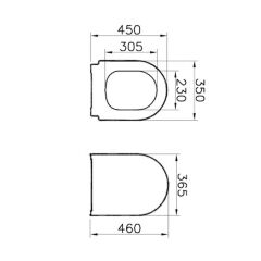 Vitra SESYOK Duroplast Yavaş Kapanır Klozet Kapağı 85-003-009