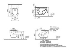 VitrA S60 Kanalsız Mat Siyah Asma Klozet + VitrA Slim Yavaş Kapanır Kapak
