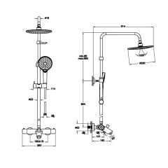 Artema AquaHeat Joy 220B Banyo Sistemi A47208