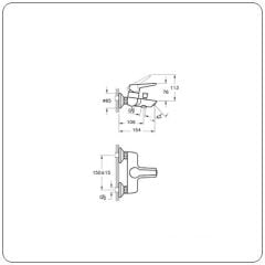 SOLİD S BANYO BATARYASI A42444