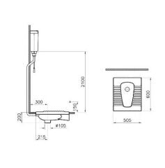 VitrA Arkıtekt Hela Taşı + Gömme Rezervuar +Buton Set