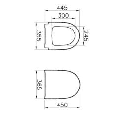 Vitra Sento Rim-ex Kanalsız Duvara Tam Dayalı Klozet Takımı
