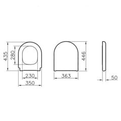 VitrA S50 Kanallı Asma Klozet+Kapak+VitrA Gömme Rezervuar Set