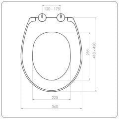 NKP İPEK YAVAŞ KAPANAN KLOZET KAPAĞI