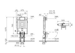 VitrA S60 Mat Siyah Kanalsız Asma + Mat Siyah Gömme Rezervuar + Slim Yavaş Kapanır Kapak