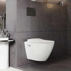 Creavit Terra Rim-Off Asma Klozet + Creavit Duck Yavaş Kapanır Kapak + Creavit Gömme Rezervuar