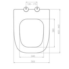 Seramiksan Petite Asma Klozet + Yavaş Kapanır Kapak + Creavit Gömme Rezervuar