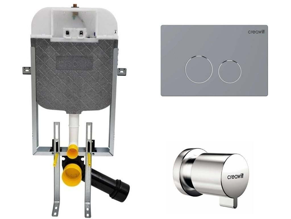 Creavit Gömme rezervuar SET