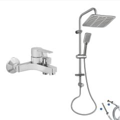 Artema Nora S Banyo Bataryası + Doppo Siena Lux Tepe Duş Sistemi