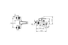 Artema Nora S Banyo Bataryası + Lavabo Bataryası + Eviye Bataryası + Doppo Siena Lux Tepe Duş Sistemi
