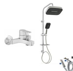 Artema Win S Banyo Bataryası + Doppo Prime Lux Tepe Duş Sistemi