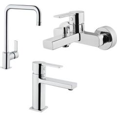 Artema Flo S Batarya Seti, Banyo + Lavabo + Eviye Bataryası