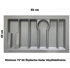 LİDER 85*49 Çekmece İçi Kepçelik ve 85*49 Kaşıklık İkili Set