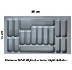 LİDER 85*49 Çekmece İçi Kepçelik ve 85*49 Kaşıklık İkili Set