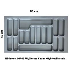 LİDER 85*49 Çekmece İçi Kepçelik ve 85*49 Kaşıklık İkili Set