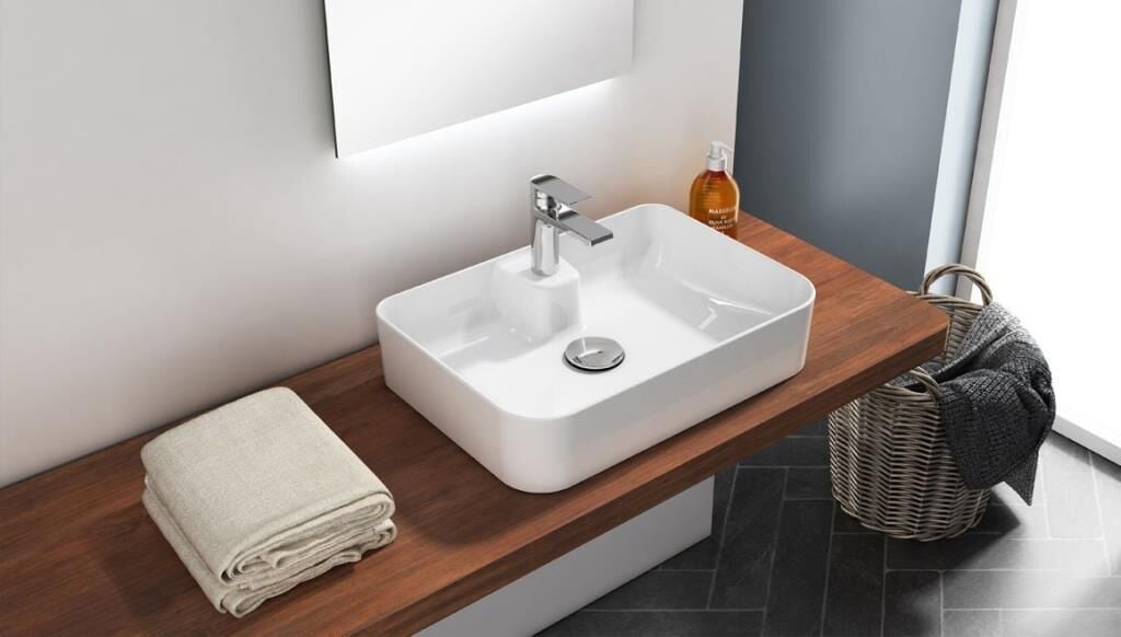 QUARTER BATH Rapid Line Tezgah Üstü Lavabo 50x35