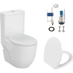 Norm 501 Duvara Sıfır Klozet + Norm Yavaş Kapak + VitrA İç Takım Set