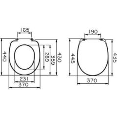Norm 501 Duvara Sıfır Klozet + Norm Yavaş Kapak + VitrA İç Takım Set