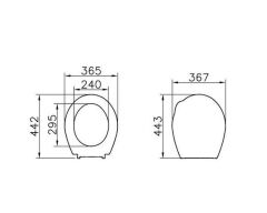 18-003-002 Beyaz Yakut Klozet Kapagı