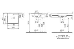 Diana Metropole Çanaka Lavabo 50*47