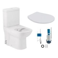 Seramiksan Volcano Duvara Sıfır Klozet + SmartSlim Yavaş Kapak + VitrA İç Takım Set
