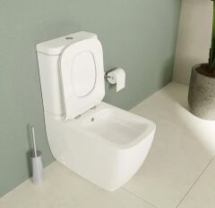 S25 SQUARE DUVARA SIFIR KANALSIZ KLOZET+REZERVUAR+İÇ TAKIM+KLOZET KAPAĞI SET