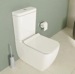 S25 SQUARE DUVARA SIFIR KANALSIZ KLOZET+REZERVUAR+İÇ TAKIM+KLOZET KAPAĞI SET