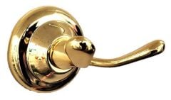 Lider dicle Gold Banyo Aksesuarı,Sarı Altın Renk İkili Askılık