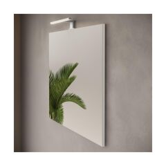 Ardea 67113 Banyo Dolabı Seti Kapaklı, 80 cm, Parlak Beyaz