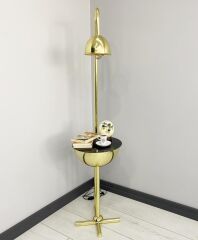 Karanfil Gold Tek Sehpalı Lambader