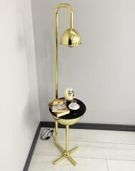 Karanfil Gold Tek Sehpalı Lambader