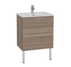 Mia cordoba 60 cm çekmeceli ayaklı lavabo dolabı alt modül + lavabo