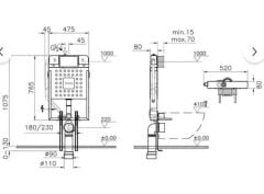 EG321 Elegant Kanalsız Siyah Asma Klozet + Siyah Klozet Kapaklı Kömür Karası + Mat Siyah Gömme rezervuar set