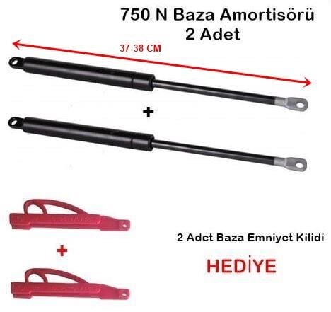 BAZA AMORTİSÖRÜ GASAN MARKA 750N ,2 ADET BAZA PİSTONU