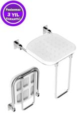 Duxxa Engelli Duş Oturağı Plastik, Paslanmaz Çelik 304 kalite